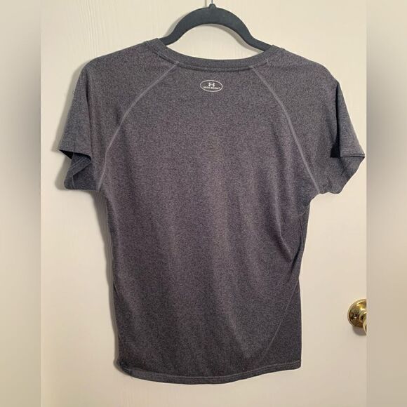 Under Armour Gray Fitted Short Sleeve T-Shirt - Picture 3 of 4